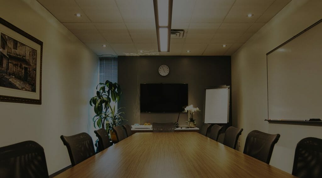 Workaway Offices boardroom membership in Ottawa, Ontario.